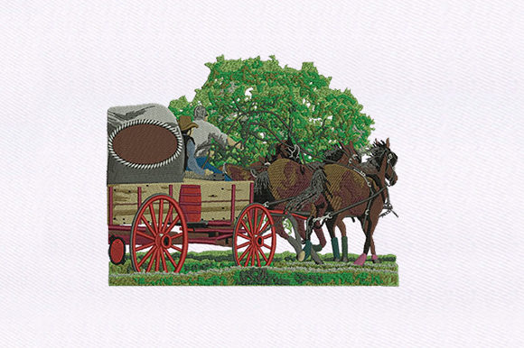 Carriage Cowboys Embroidery Review