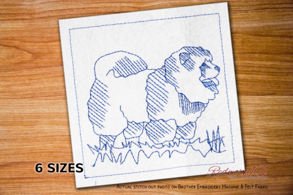 Chow Chow Dog Embroidery Review for Seasonal Use
