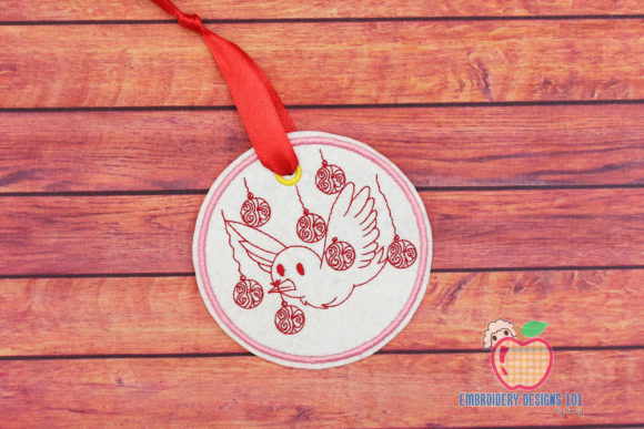 Christmas Bird ITH Ornament Review