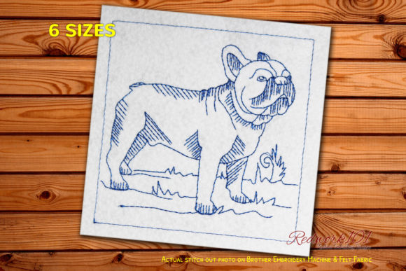 French Bulldog Embroidery Design Review