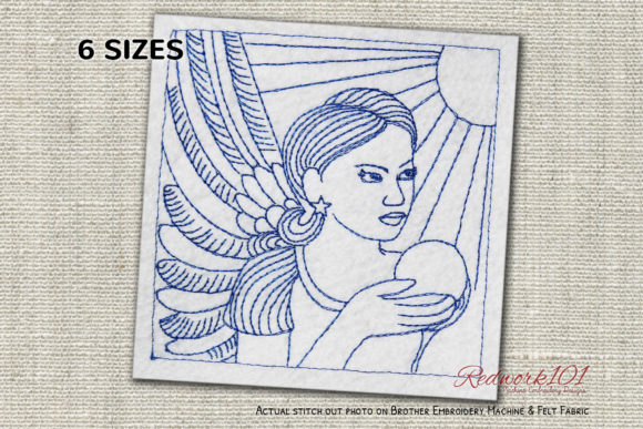Power Angels Redwork Review for Embroidery Projects