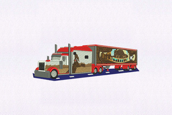 Scenery Truck Embroidery Review for Apparel Projects
